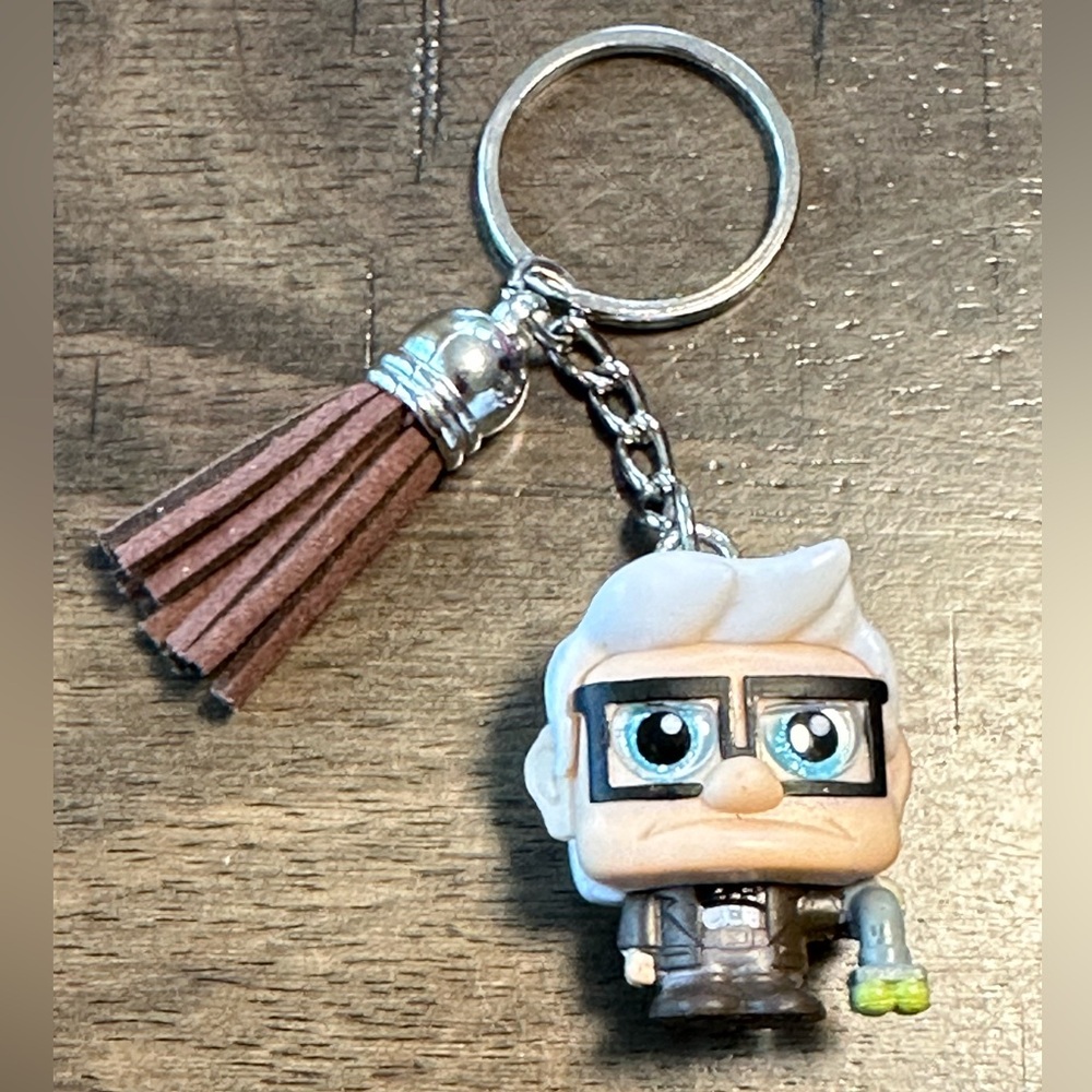 Disney's Up Movie inspired Carl Keychain